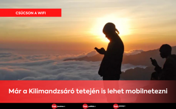Már a Kilimandzsáró tetején is lehet mobilnetezni