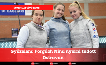 Győzelem: Forgách Nina nyerni tudott Ostraván