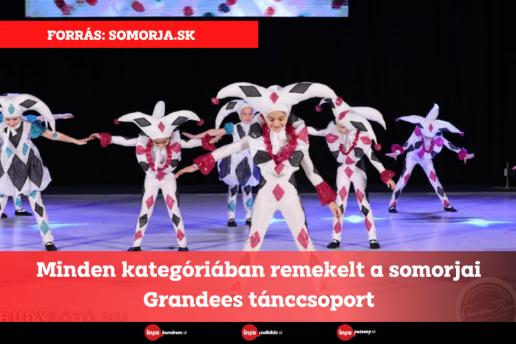 Minden kategóriában remekelt a somorjai Grandees tánccsoport