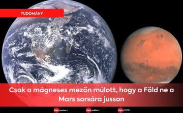 Csak a mágneses mezőn múlott, hogy a Föld ne a Mars sorsára jusson
