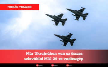 Már Ukrajnában van az összes szlovákiai MiG-29-es vadászgép 