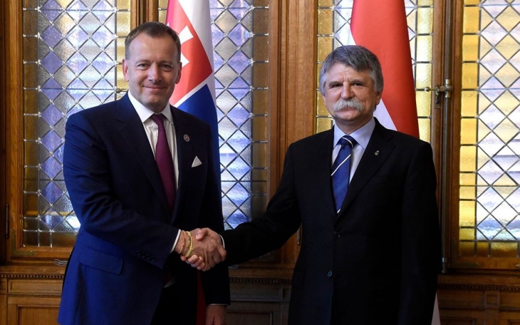 Boris Kollárt fogadta a magyar házelnök 