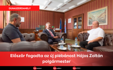 Először fogadta az új plébánost Hájos Zoltán polgármester