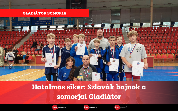 Hatalmas siker: Szlovák bajnok a somorjai Gladiátor