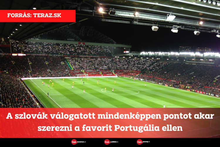A szlovák válogatott mindenképpen pontot akar szerezni a favorit Portugália ellen