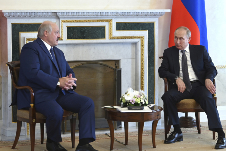 Putyin Lukasenkát fogadta a Kremlben