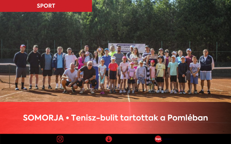 Somorja • Teniszbulit tartottak a Pomléban