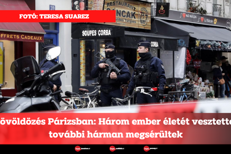 Lövöldözés Párizsban: Három ember életét vesztette, további hárman megsérültek