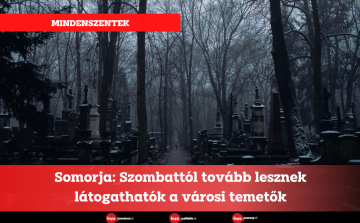 Somorja: Szombattól tovább lesznek látogathatók a városi temetők