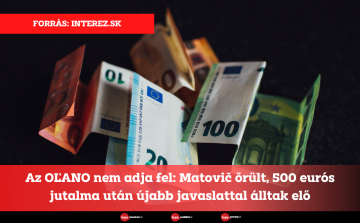 Az OĽANO nem adja fel: Matovič őrült, 500 eurós jutalma után újabb javaslattal álltak elő