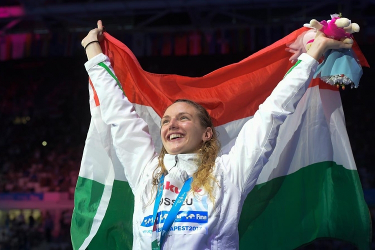 Zsinórban hatodszor a legértékesebb magyar sportoló Hosszú Katinka