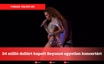 24 millió dollárt kapott Beyoncé egyetlen koncertért