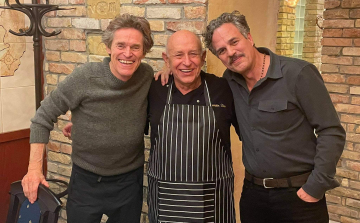 A budapesti Rosenstein étteremben vacsorázott Willem Dafoe és Mark Ruffalo