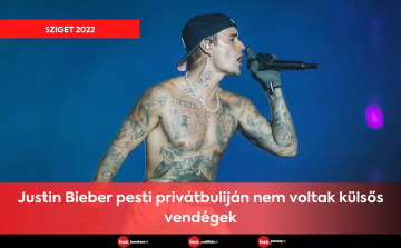 Justin Bieber pesti privátbuliján nem voltak külsős vendégek