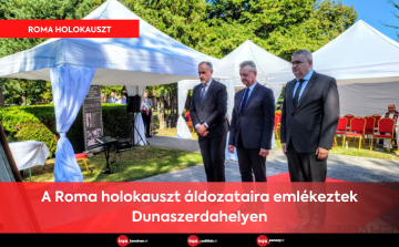A Roma holokauszt áldozataira emlékeztek Dunaszerdahelyen