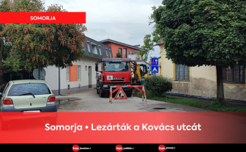 Somorja • Lezárták a Kovács utcát