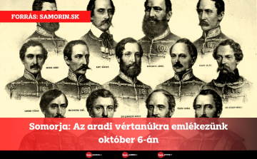 Somorja: Az aradi vértanúkra emlékezünk október 6-án