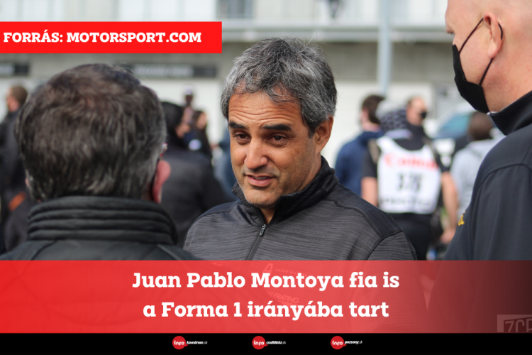 Juan Pablo Montoya fia is a Forma 1 irányába tart