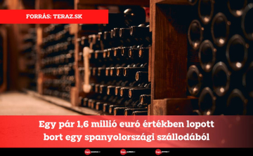 Egy pár 1,6 millió euró értékben lopott bort egy spanyolországi szállodából