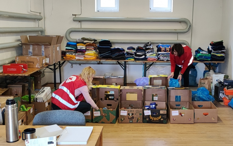 Somorjai Vöröskereszt: ruhagyűjtés a menekültek számára