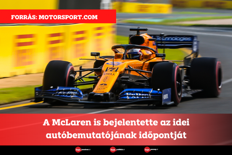 A McLaren is bejelentette az idei autóbemutatójának időpontját