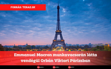 Emmanuel Macron munkavacsorán látta vendégül Orbán Viktort Párizsban