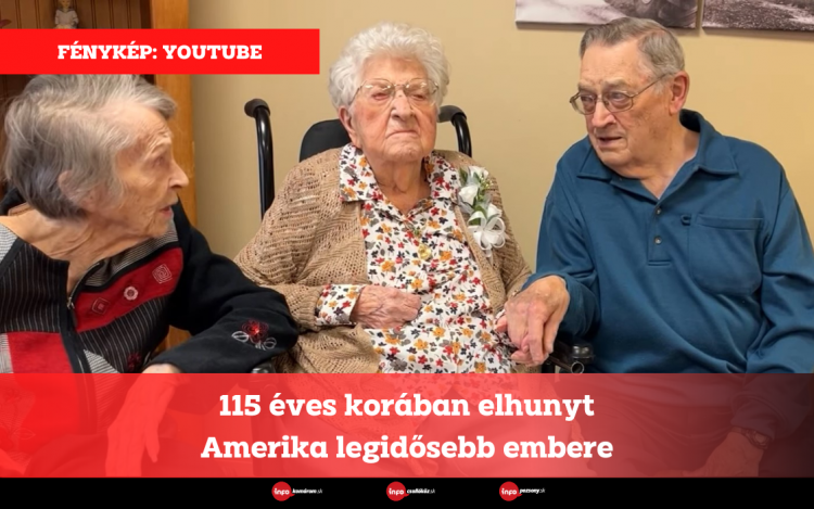115 éves korában elhunyt Amerika legidősebb embere