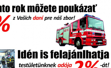 2%: A somorjai önkéntes tűzoltók idén is számítanak az Önök segítségére