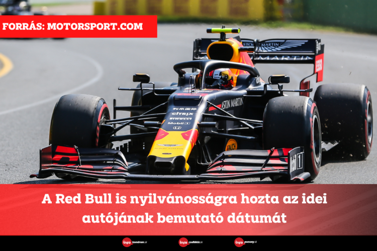 A Red Bull is nyilvánosságra hozta az idei autójának bemutató dátumát