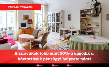 A szlovákok több mint 50%-a aggódik a háztartásuk pénzügyi helyzete miatt