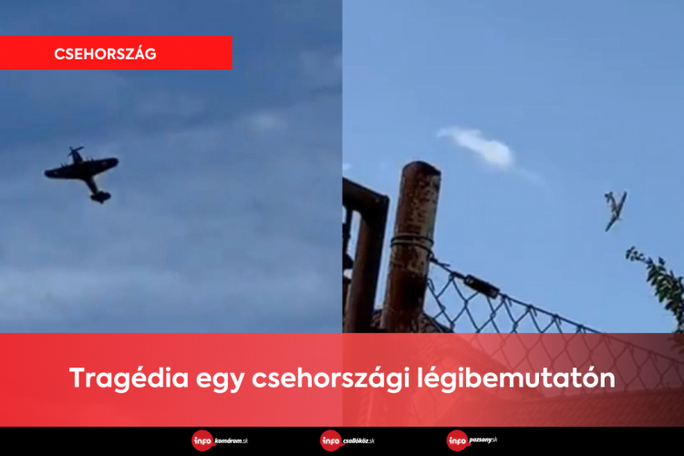 Tragédia egy csehországi légibemutatón