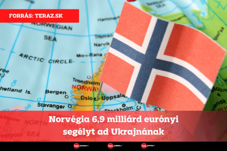 Norvégia 6,9 milliárd eurónyi segélyt ad Ukrajnának