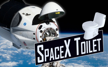 Elromlott a WC a SpaceX űrhajójában