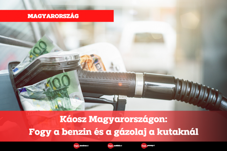 Káosz Magyarországon: Fogy a benzin és a gázolaj a kutaknál