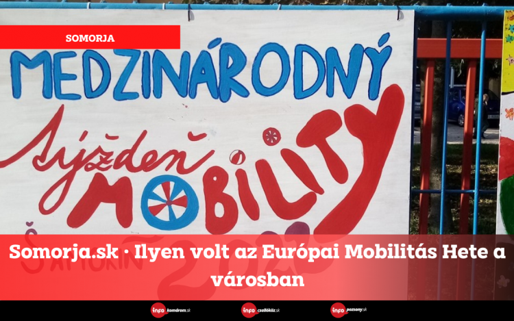 Somorja.sk • Ilyen volt az Európai Mobilitás Hete a városban
