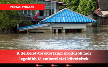 A délkelet-törökországi áradások már legalább 13 emberéletet követeltek