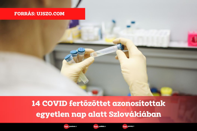14 COVID fertőzöttet azonosítottak egyetlen nap alatt Szlovákiában