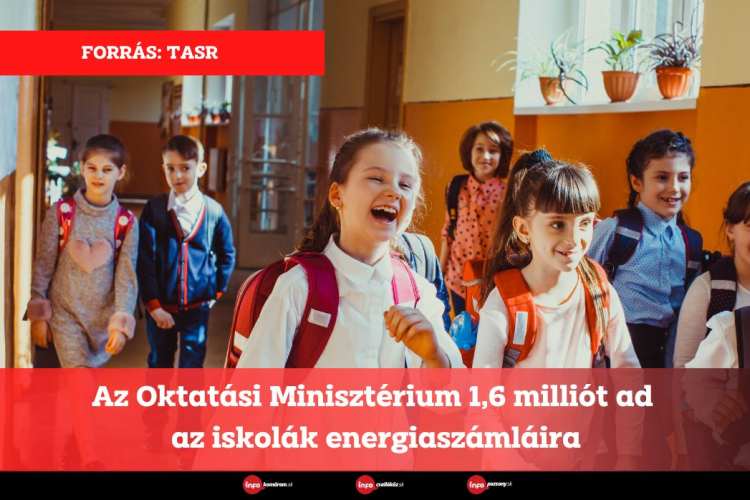 Az Oktatási Minisztérium 1,6 milliót ad az iskolák energiaszámláira