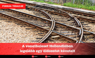A vonatbaleset Hollandiában legalább egy áldozatot követelt