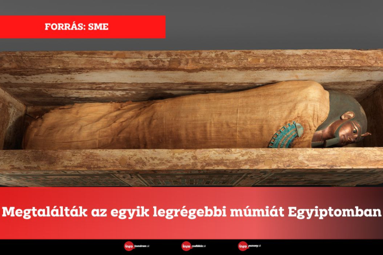 Megtalálták az egyik legrégebbi múmiát Egyiptomban