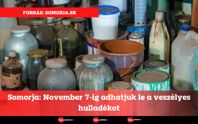 Somorja: November 7-ig adhatjuk le a veszélyes hulladékot