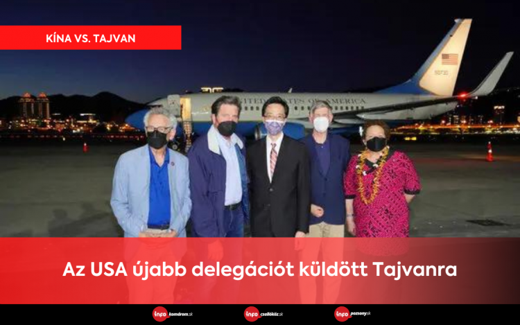 Az USA újabb delegációt küldött Tajvanra
