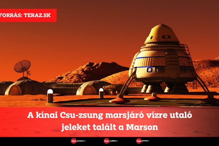 A kínai Csu-zsung marsjáró vízre utaló jeleket talált a Marson