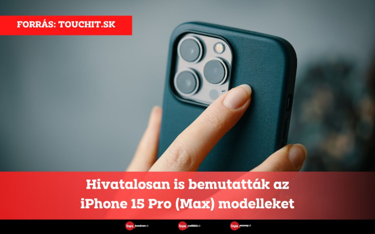 Hivatalosan is bemutatták az iPhone 15 Pro (Max) modelleket