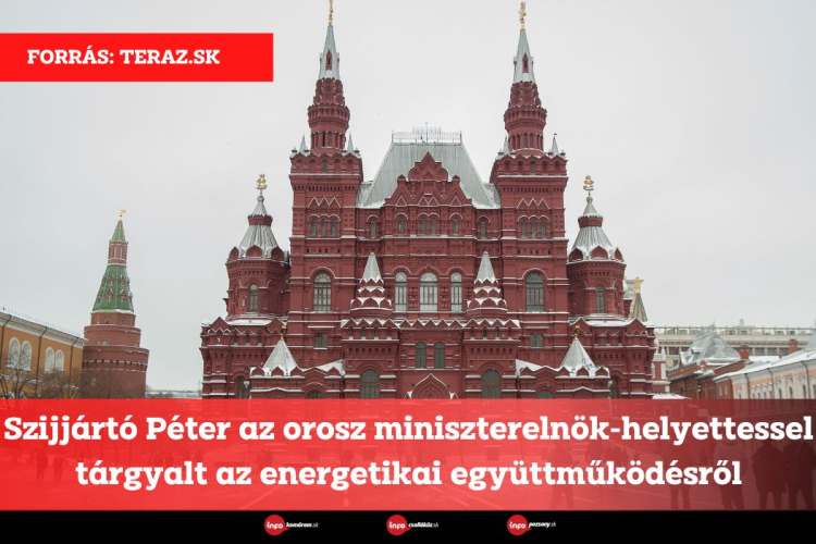 Szijjártó Péter az orosz miniszterelnök-helyettessel tárgyalt az energetikai együttműködésről