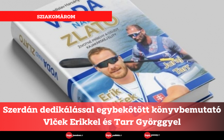 Szerdán dedikálással egybekötött könyvbemutató Vlček Erikkel és Tarr Györggyel