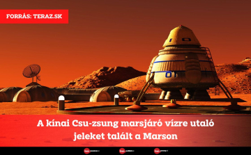 A kínai Csu-zsung marsjáró vízre utaló jeleket talált a Marson
