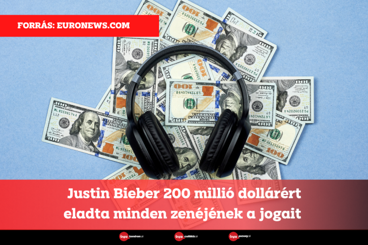 Justin Bieber 200 millió dollárért eladta minden zenéjének a jogait 