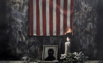 Banksy sem hagyta szó nélkül az Amerikában kialakult helyzetet