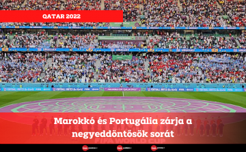 Marokkó és Portugália zárja a negyeddöntősök sorát